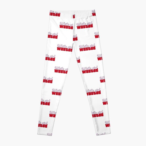 White Girl Meme Leggings for Sale