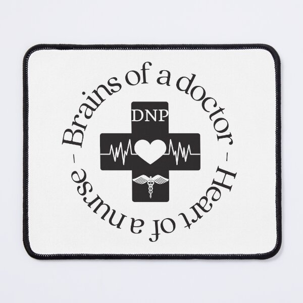 Item preview, DNP brains of a doctor - heart of a nurse designed and sold by Auntieck.