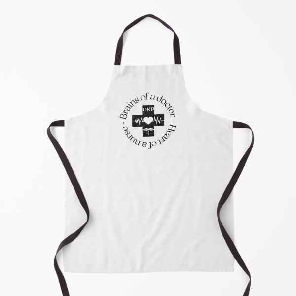 Item preview, DNP brains of a doctor - heart of a nurse designed and sold by Auntieck.