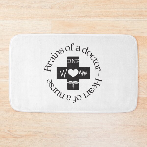 Item preview, DNP brains of a doctor - heart of a nurse designed and sold by Auntieck.