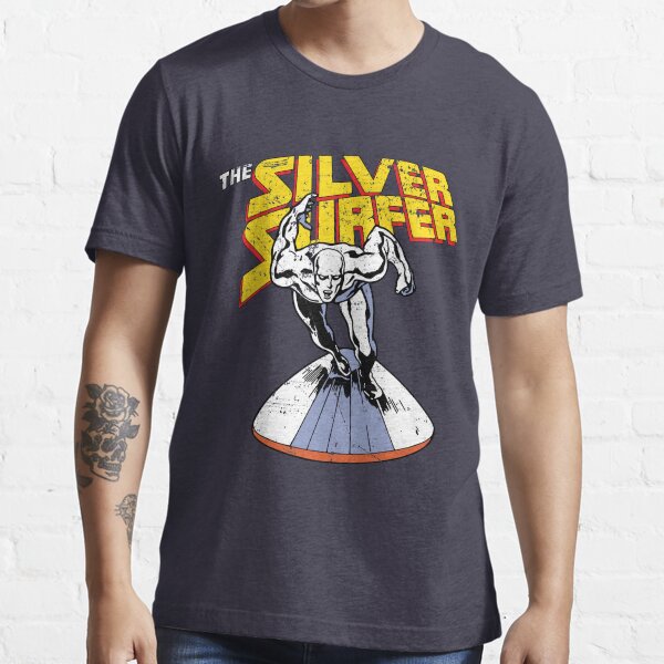 silver surfer shirt mens