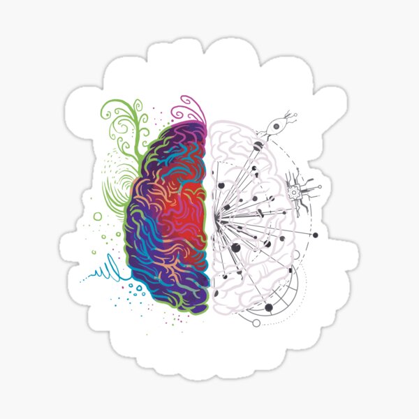 School Psychologist Brain Psychology Sticker