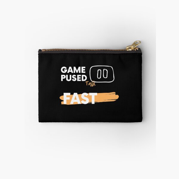 Item preview, Game paused talk fast, gamers zone designed and sold by NorthStar-Shop.