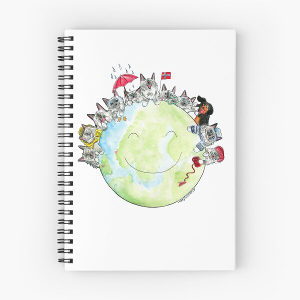 Item preview, Happy Ragdoll Cat Planet designed and sold by HappyPawtraits.