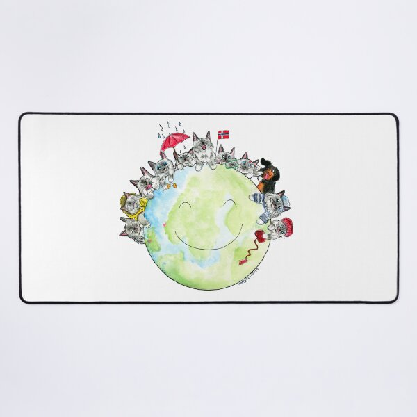 Item preview, Happy Ragdoll Cat Planet designed and sold by HappyPawtraits.