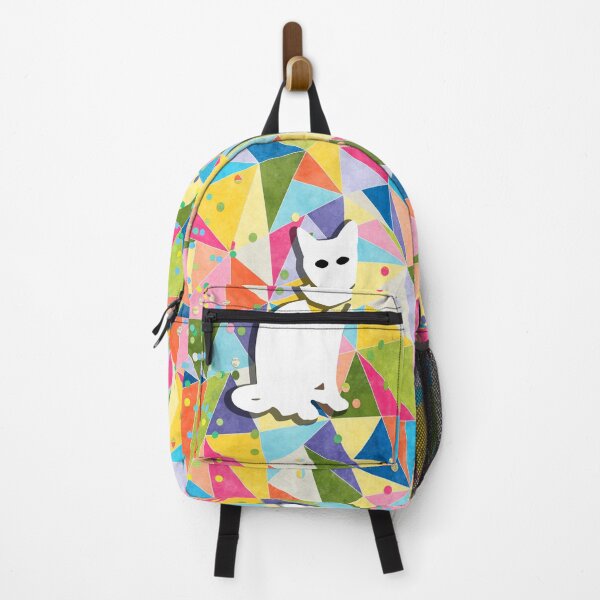 Item preview, Kawaii Adorable Cat with Abstract Pattern, Popoki 713 designed and sold by VinBasis.