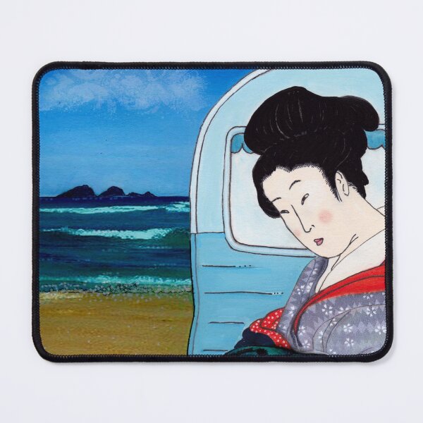 The Hokusai Family Holiday, Day 5 Mouse Pad
