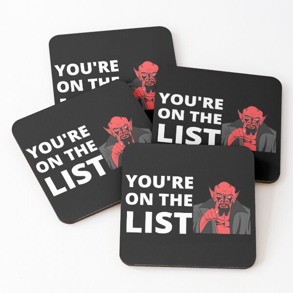 Item preview, You're On The List Scary Devil designed and sold by RGRamsey.