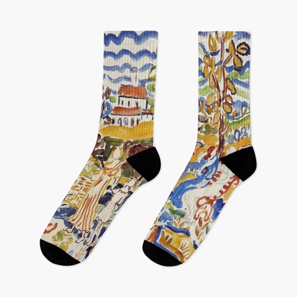 Item preview, Modern Art Village Vintage Landscape | Halloween Gift | Home Decor | Halloween Decoration | Christmas Decoration | Christmas Shopping | Christmas Decor designed and sold by dipimoda.