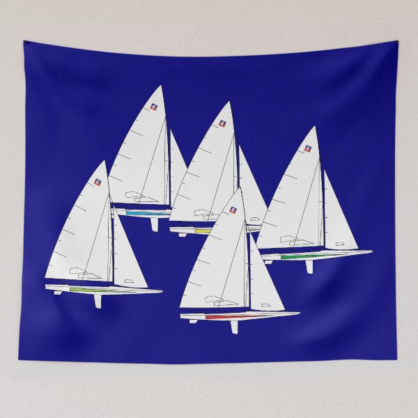 Item preview, E Scow Sailboats Racing designed and sold by CHBB.
