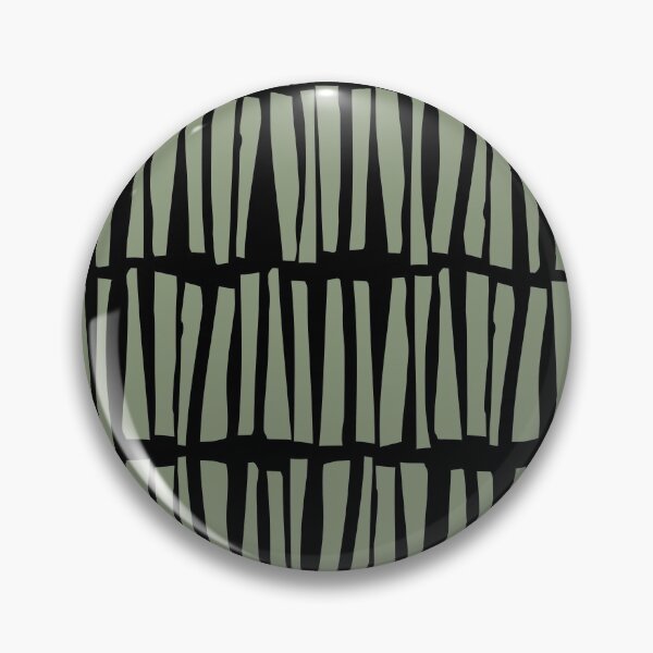 Item preview, Green and Black Vertical Dash Stripe Line Pattern Coordinates w/ 2022 Color Trends Behr Laurel Tree S390-5 - Hue - Colour - Shade designed and sold by ColorOfTheYears.