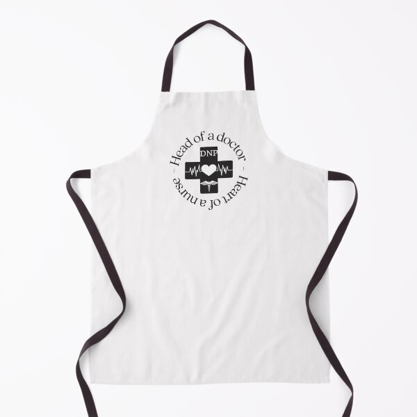 Item preview, DNP head of a doctor - heart of a nurse designed and sold by Auntieck.