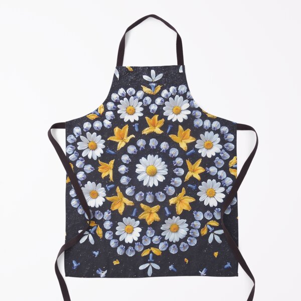 Item preview, Daisies & Wisteria Full Moon Mandala designed and sold by Amber-Woodhouse.