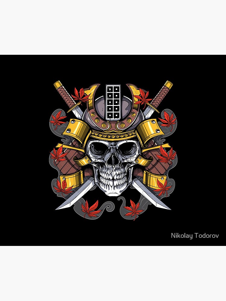 Samurai Warrior Skull by Nikolay Todorov