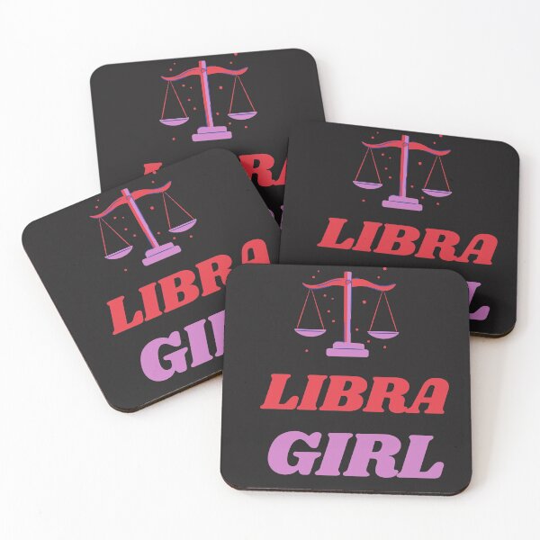 Item preview, ASTROLOGY, LIBRA GIRL WITH SCALE IN PINK AND BLACK designed and sold by DoloresAlaire.