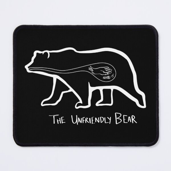 Item preview, Grizzly Bear with Human Hand "The Unfriendly Bear" designed and sold by Boreal-Witch.