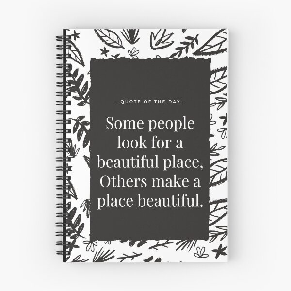 Item preview, Quote Of The Day - Make A Place Beautiful designed and sold by MoEndomey.