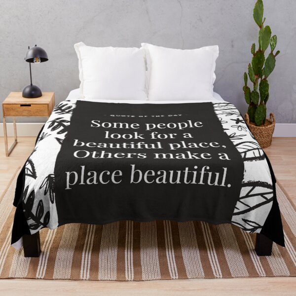 Item preview, Quote Of The Day - Make A Place Beautiful designed and sold by MoEndomey.