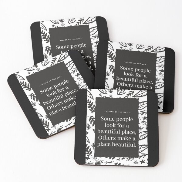 Item preview, Quote Of The Day - Make A Place Beautiful designed and sold by MoEndomey.