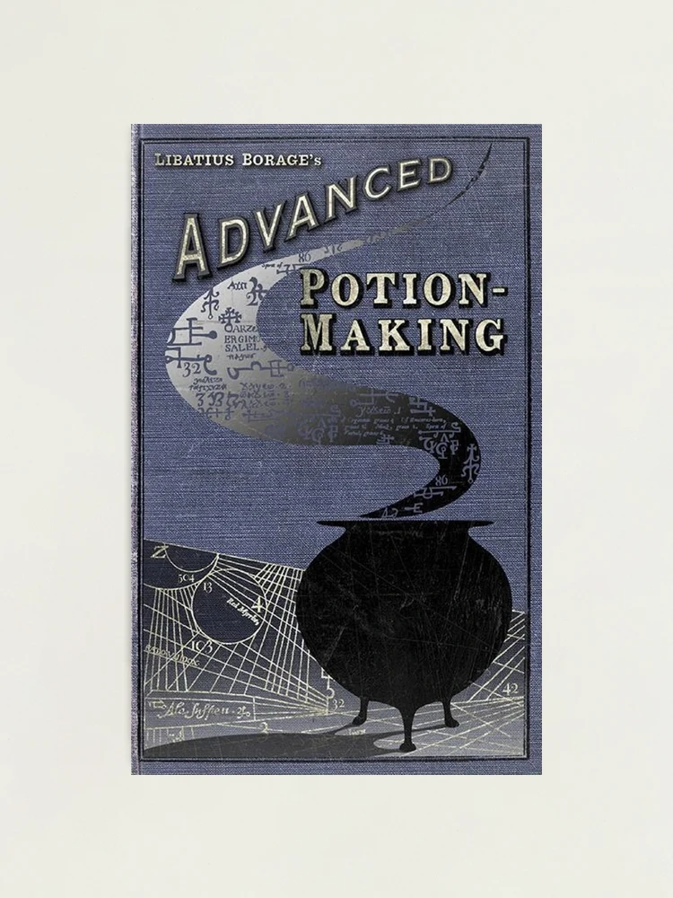 Potion Making Textbook Photographic Print for Sale by thebcarts