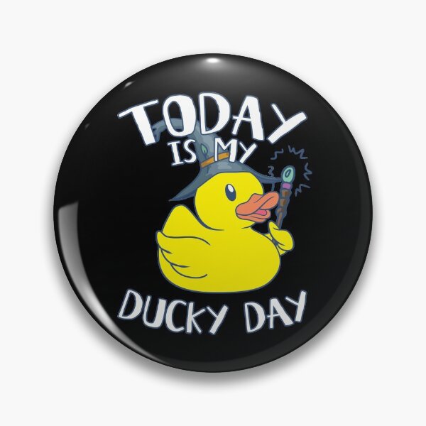 Item preview, Today is My Ducky Day - Lucky day Gift - Wizard Nerd Rubber Duck designed and sold by onicon.