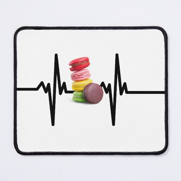 Item preview, I love macarons - macaroons - heartbeat designed and sold by Rooie Dries.