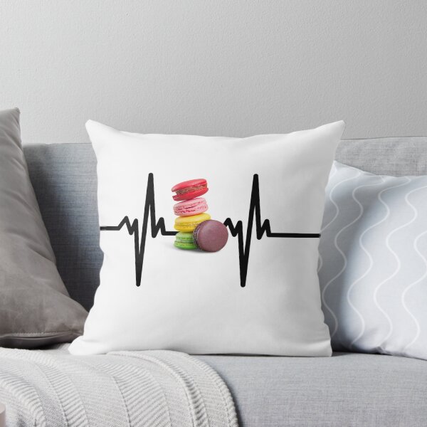 Item preview, I love macarons - macaroons - heartbeat designed and sold by Rooie Dries.