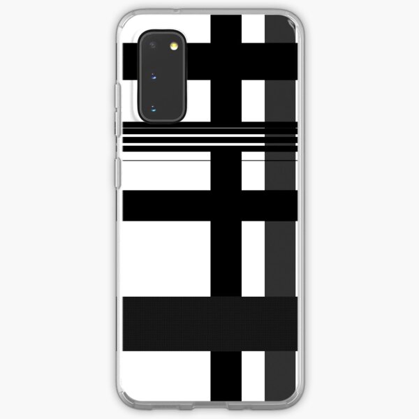 Black n' White plaid Samsung Galaxy Soft Case