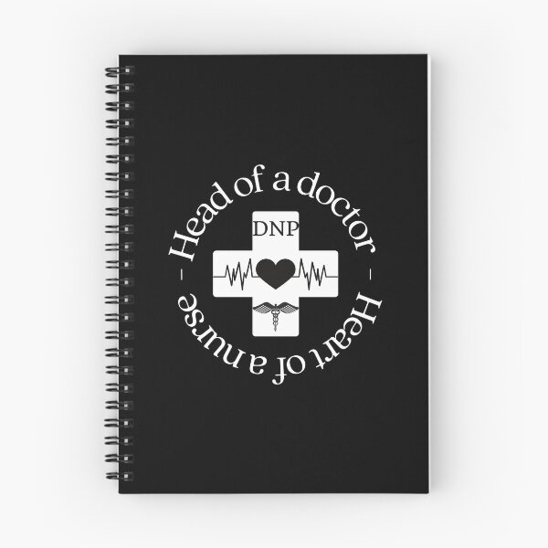 Item preview, DNP head of a doctor - heart of a nurse designed and sold by Auntieck.
