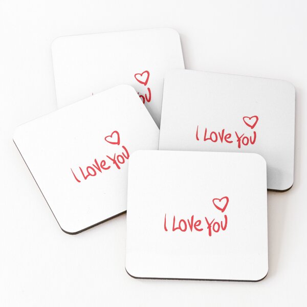 Item preview, I Love You through soft pink lips designed and sold by greengoodnich.