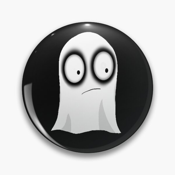 Item preview, worried ghost designed and sold by Marty Thor.