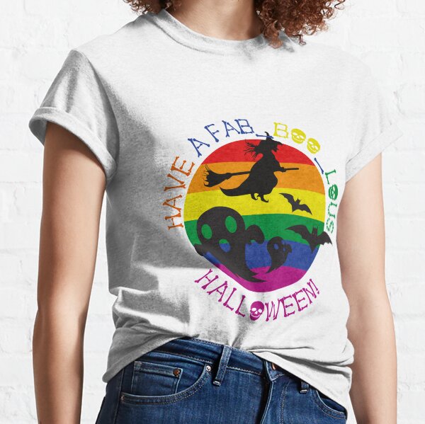 Have A Fa Boo Lous Halloween Pride Rainbow Classic T-Shirt