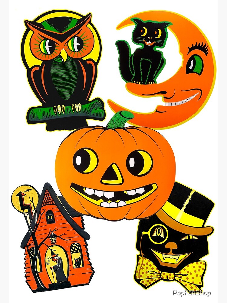 Vintage Halloween Decorations\