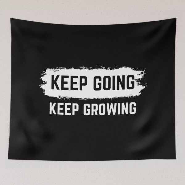 Item preview, Keep Going Keep Growing - Motivational Words designed and sold by texteestore.