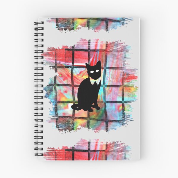 Item preview, Kawaii Adorable Cat with Abstract Pattern, Popoki 712 designed and sold by VinBasis.