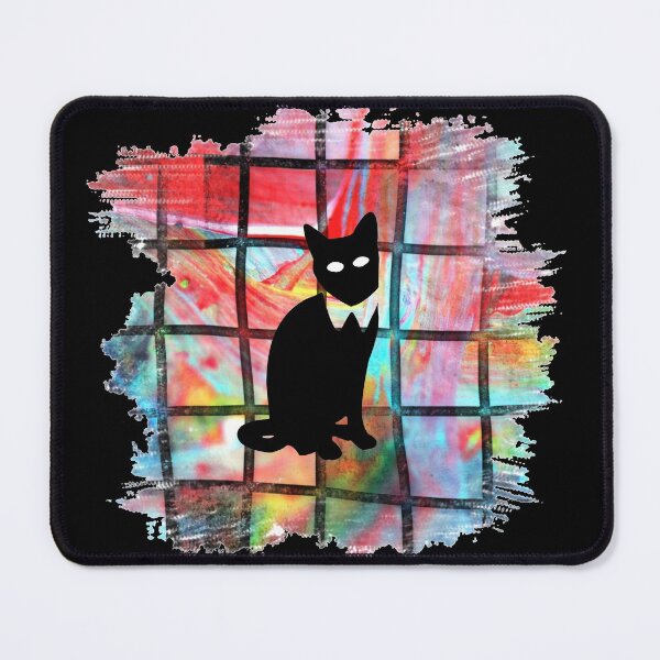 Item preview, Kawaii Adorable Cat with Abstract Pattern, Popoki 712 designed and sold by VinBasis.