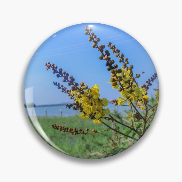 Item preview, Fabales Flowers near Lake designed and sold by iSeek.