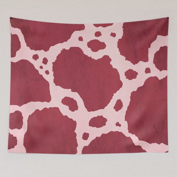 Item preview, Red and pink cow print designed and sold by BLMcreations.
