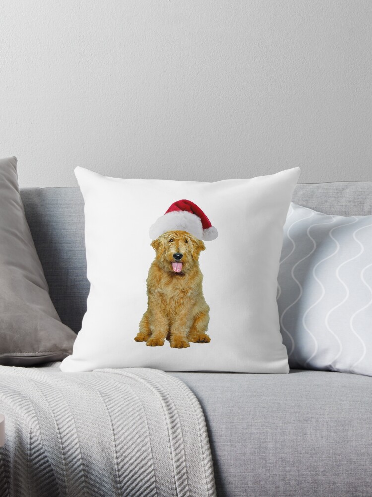 Goldendoodle Santa Claus Merry Christmas