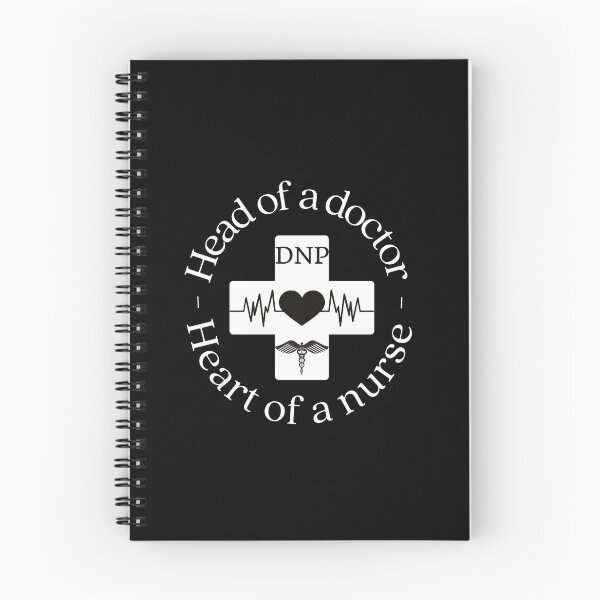 Item preview, DNP head of a doctor - heart of a nurse designed and sold by Auntieck.