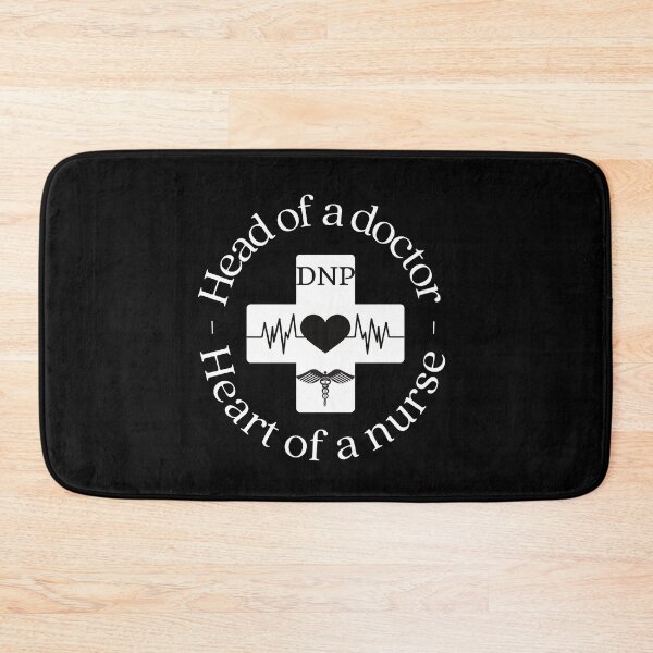 Item preview, DNP head of a doctor - heart of a nurse designed and sold by Auntieck.