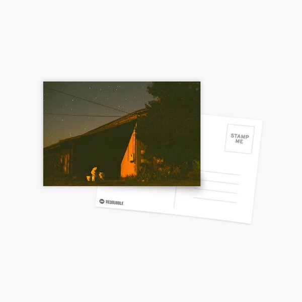 Night talks under the stars Postcard