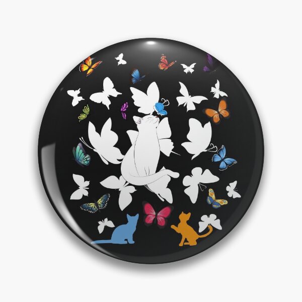 Item preview, Butterfly Catching Cat Lessons designed and sold by PurrfectLuv.