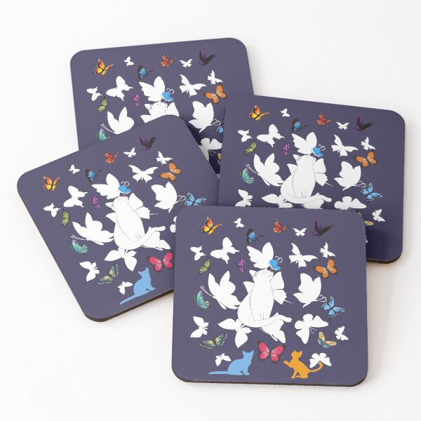 Item preview, Butterfly Catching Cat Lessons designed and sold by PurrfectLuv.