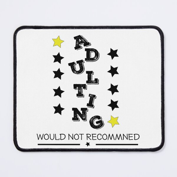 Item preview, Adulting Would Not Recommend designed and sold by AGPAdesign.