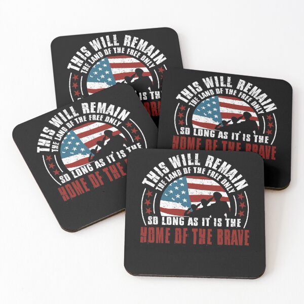 Item preview, This Will Remain The Land Of The Free Only So Long As It Is The Home Of The Brave designed and sold by FurioInc.