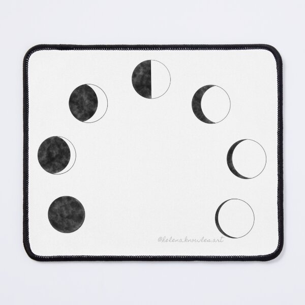 Item preview, Moon Phases Black designed and sold by Helena-Ks-Art.