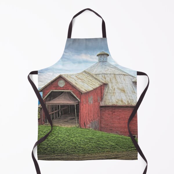 Item preview, Red round barn - Mansonville, Quebec designed and sold by Travelways.