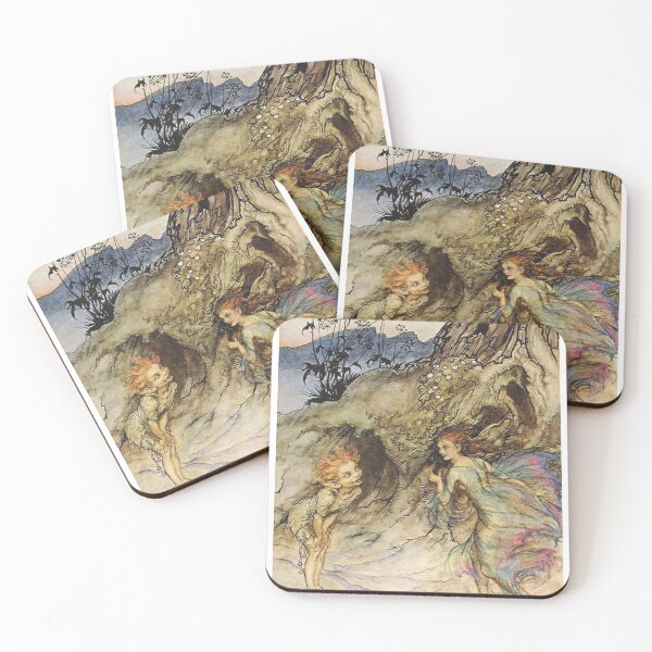 Item preview, Puck and a Fairy by Arthur Rackham designed and sold by Bellathewilde.