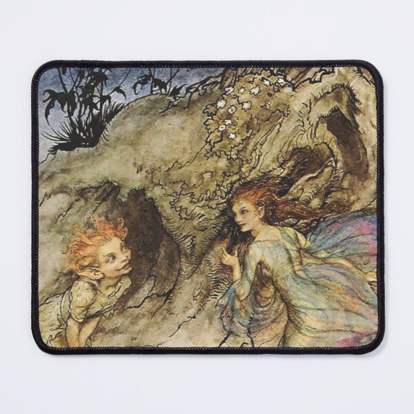 Item preview, Puck and a Fairy by Arthur Rackham designed and sold by Bellathewilde.